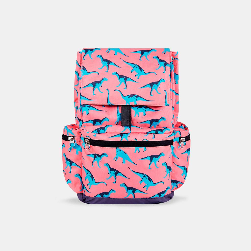 РЮКЗАК НОВЫЙ ДИНОЗАВРОВЫЙ КОРАЛЛОВЫЙ