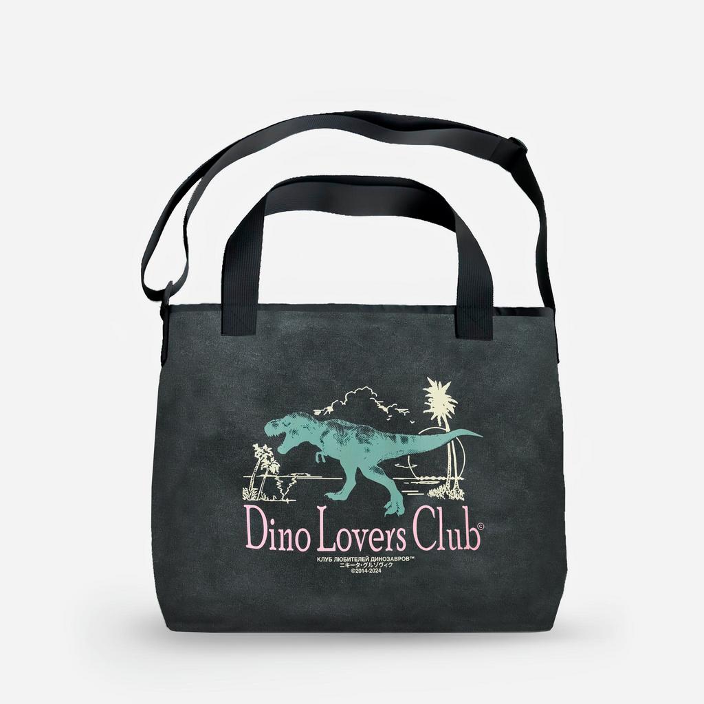 СУМКА ШОППЕР DINO LOVERS CLUB BLACK CANVAS
