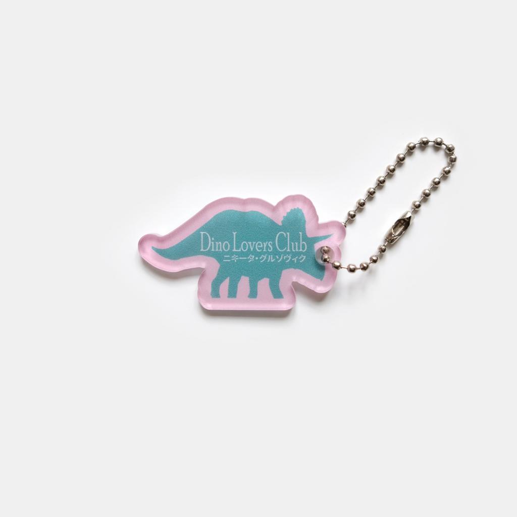 БРЕЛОК DINO LOVERS CLUB TRICERATOPS