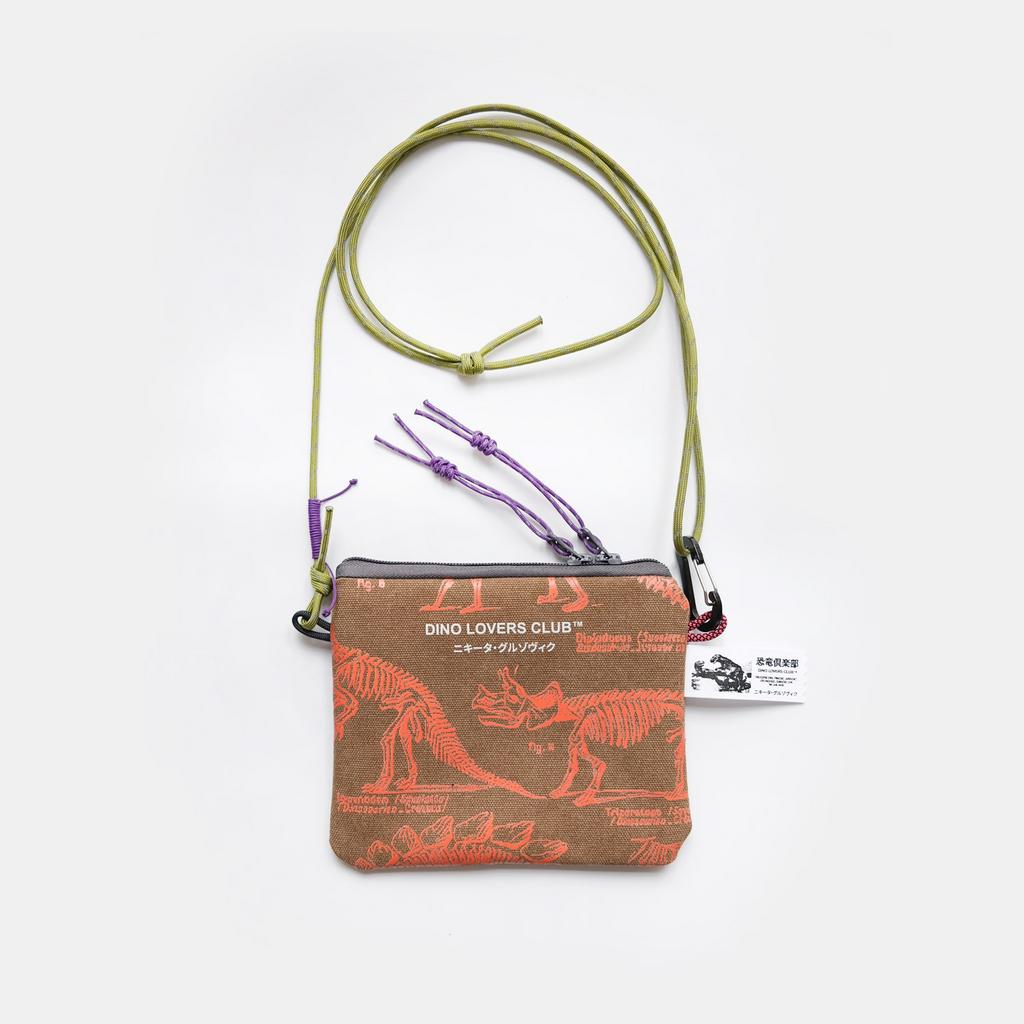 СУМКА DINO LOVERS CLUB SACOCHE BAG BROWN