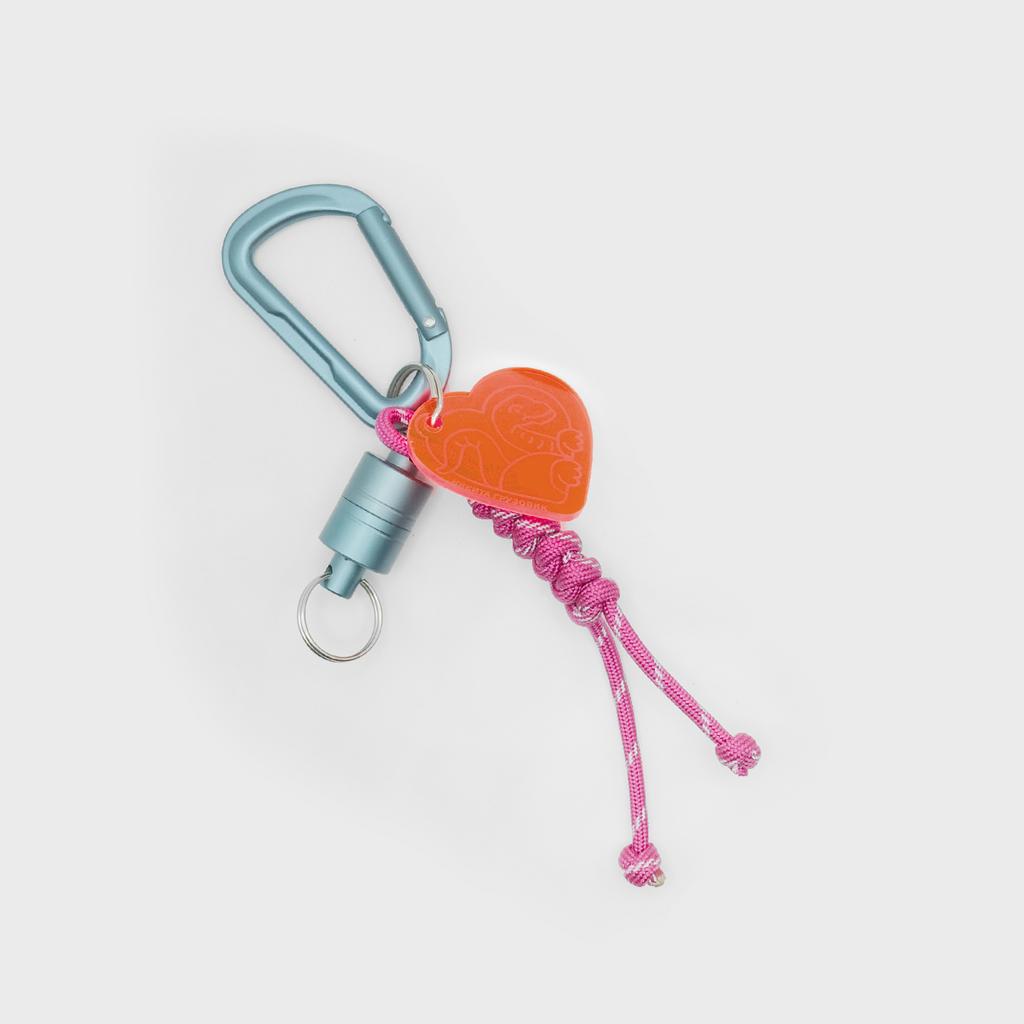 КАРАБИН КЛЮЧНИЦА МАГНИТНАЯ GREY