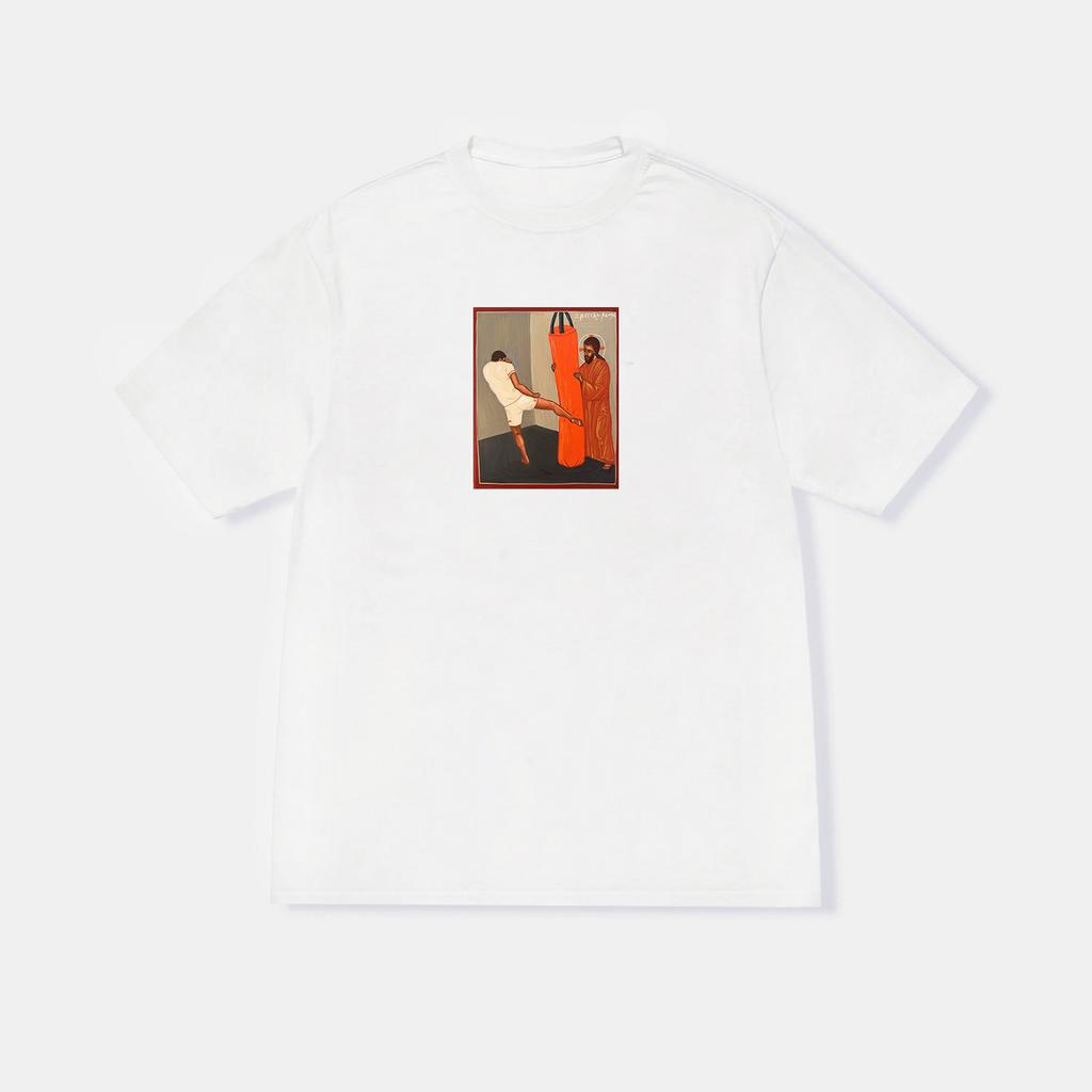 ФУТБОЛКА БЕЛАЯ DLC X ANDREY BODKO ВСЕГДА РЯДОМ