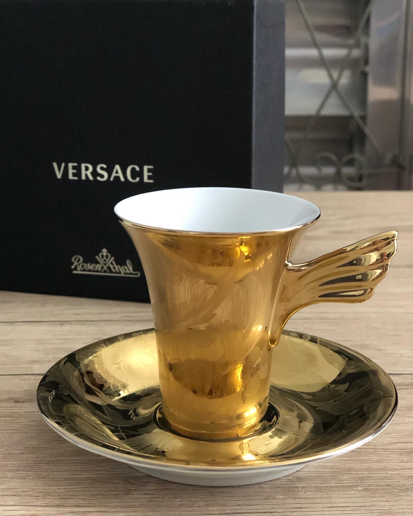 КОФЕЙНАЯ ПАРА VERSACE ROSENTHAL "VANITY LA DOREE"