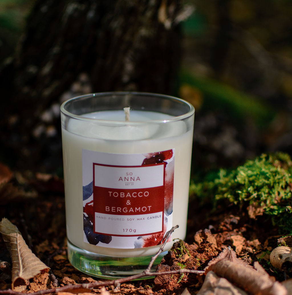 СВЕЧА TOBACCO & BERGAMOT/ ТАБАК И БЕРГАМОТ