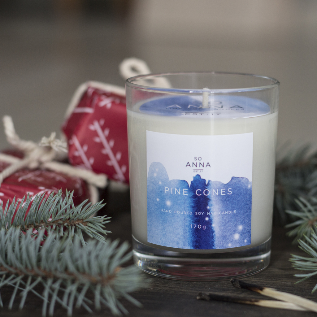 СВЕЧА PINE CONES/СОСНОВЫЕ ШИШКИ