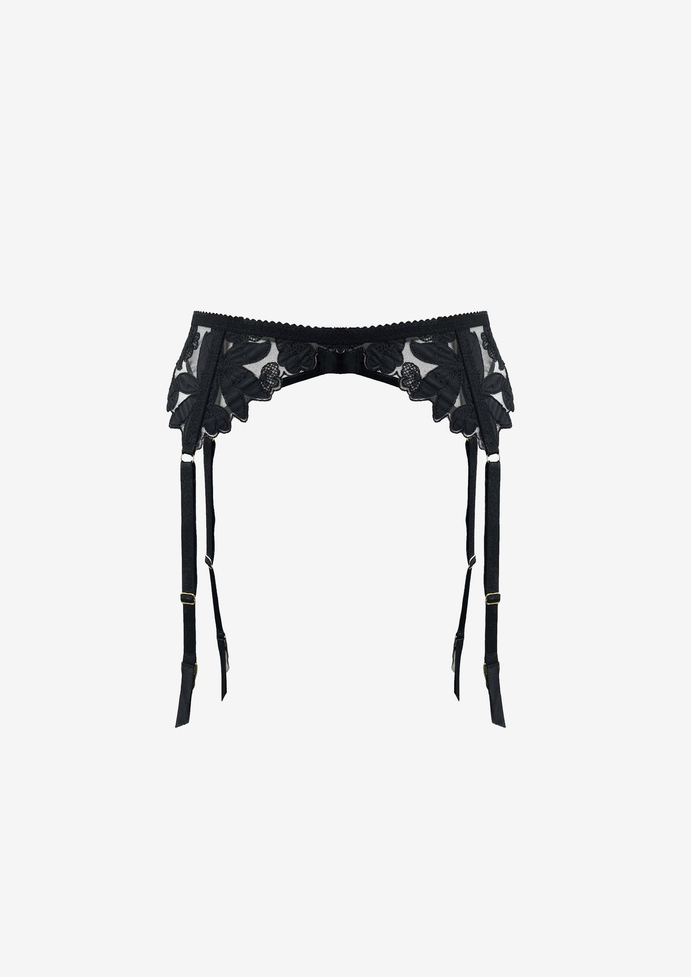 Пояс для чулок Les Fleurs Black