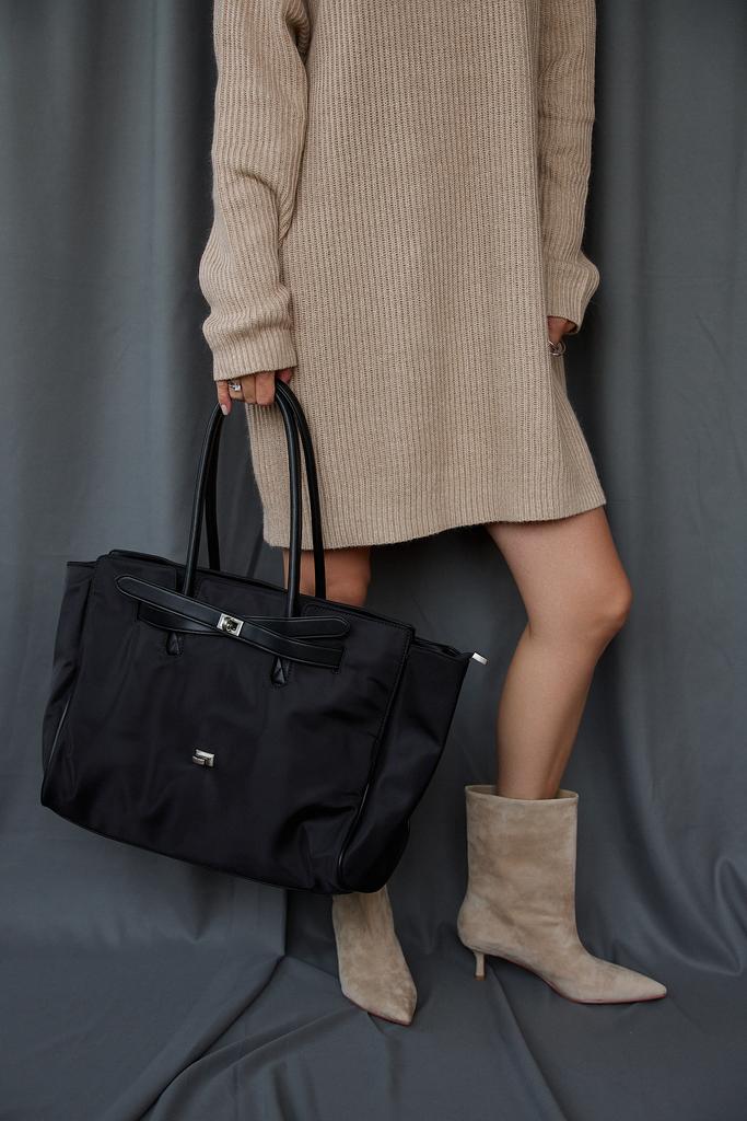 Сумка из нейлона черная