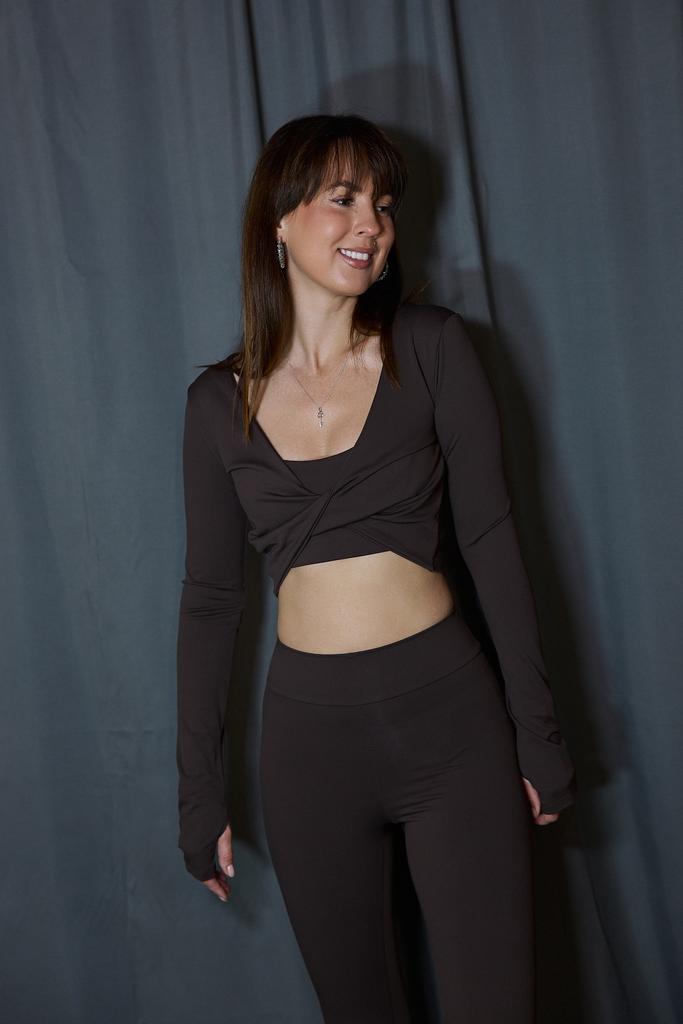 Рашгард коричневый