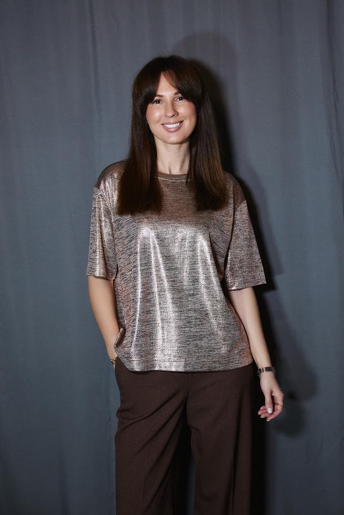 Бронзовая футболка