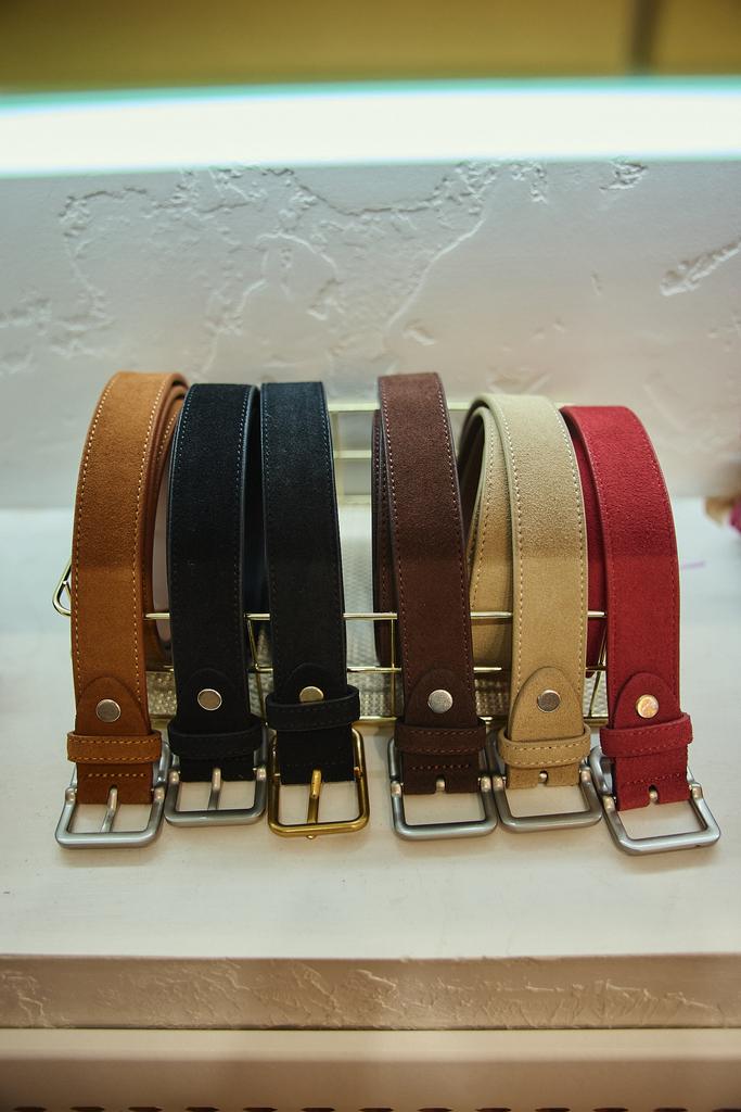 Ремни из натуральной замши