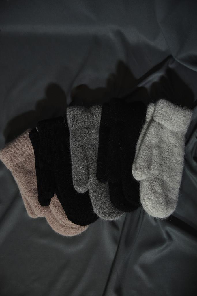 Варежки вязаные