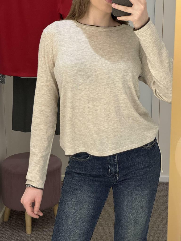 Лонгслив с кантом