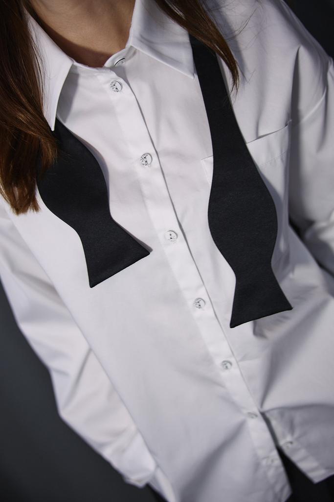 Галстук бабочка  черный