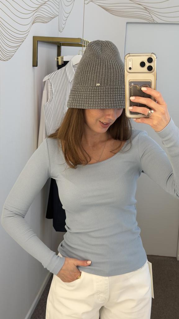 Панама вязаная из хлопка