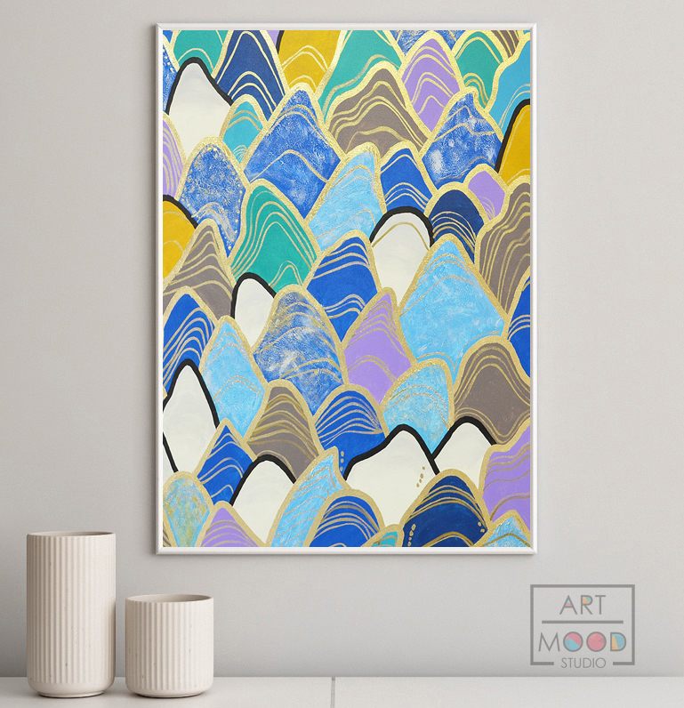 ПОСТЕР ABSTRACT WAVES