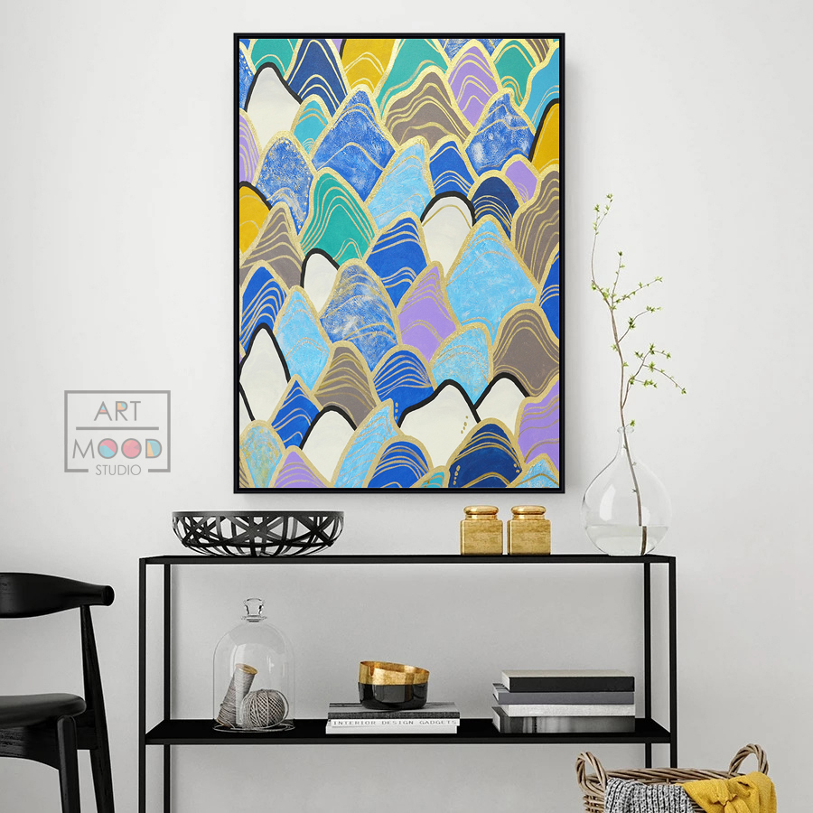 ПОСТЕР ABSTRACT WAVES