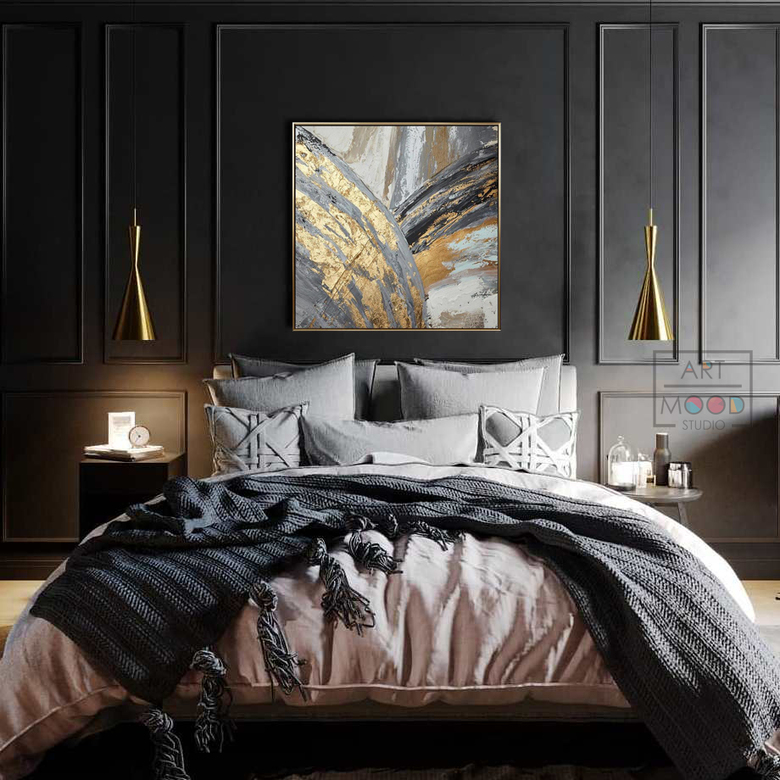 ПОСТЕР GOLD GREY