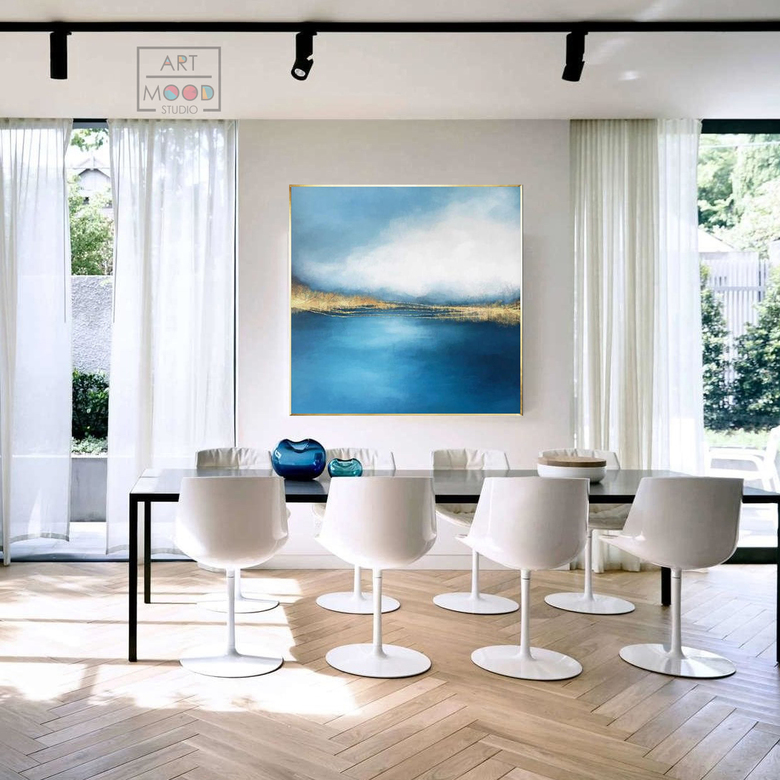 ПОСТЕР АБСТРАКТНОЕ МОРЕ