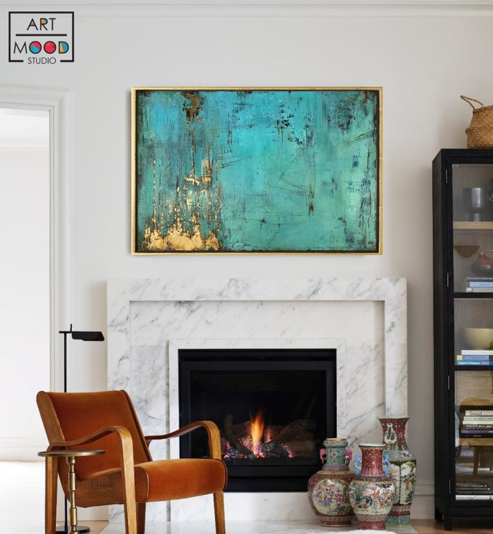 КАРТИНА ABSTRACT GREEN