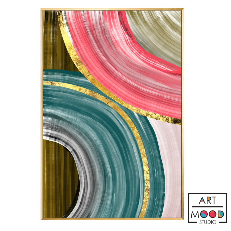 КАРТИНА COLORED WAVES