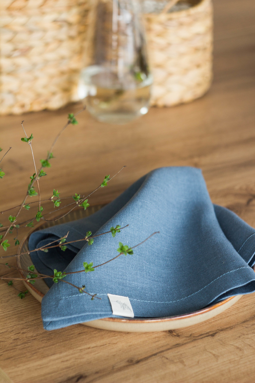 Салфетки изо льна Морской