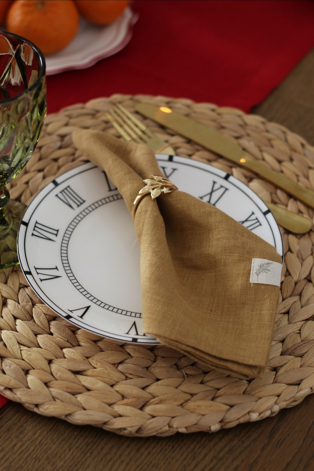 Салфетки изо льна Песочный