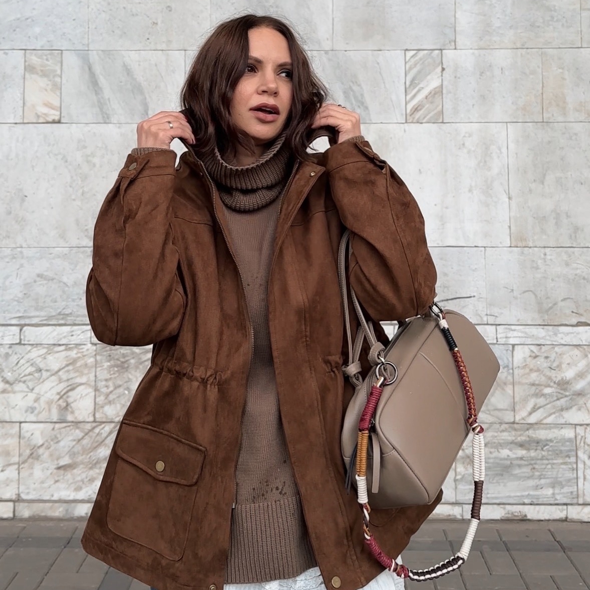 Сумка женская Sandra cappuccino