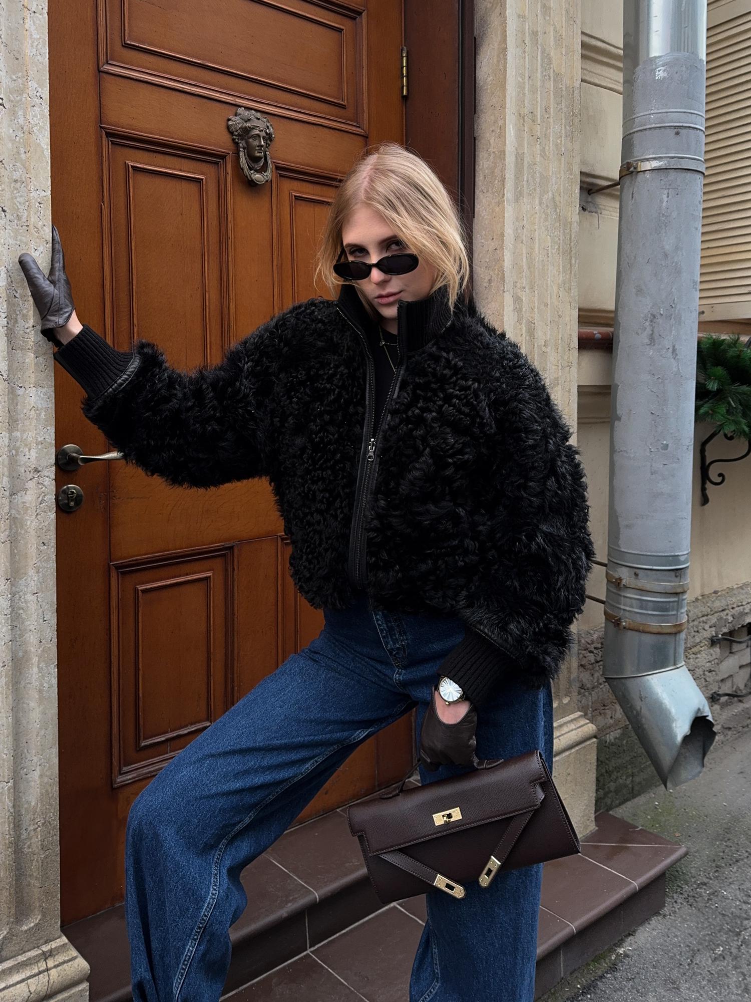 Дубленка - бомбер MOLLY