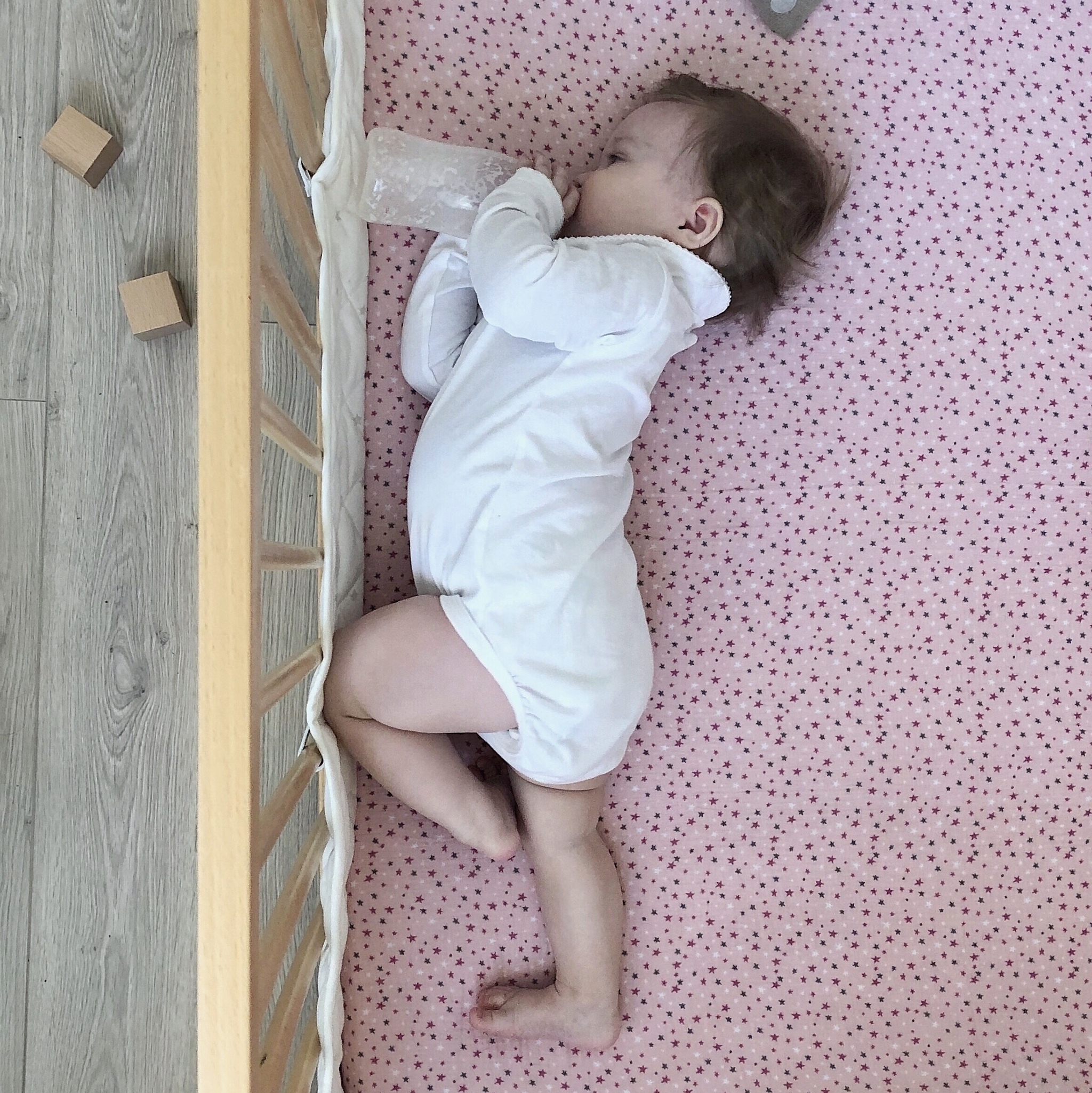 Пеленка LITTLE STARS розовая