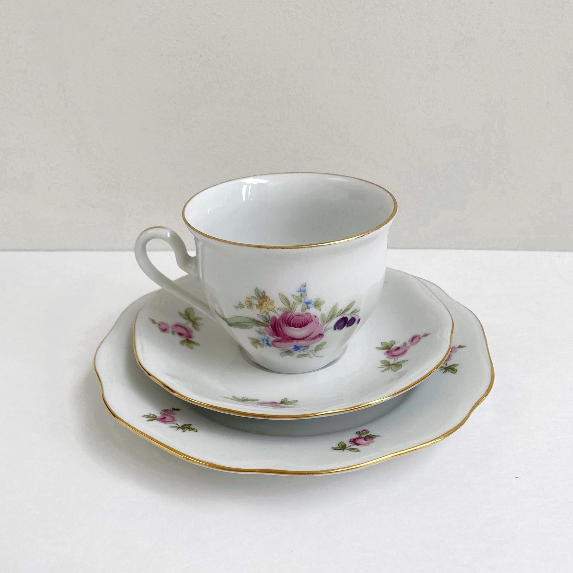 Чайное трио “Мейсенский букет”