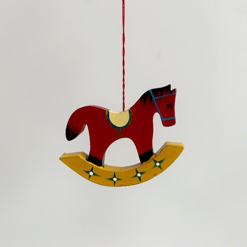 Винтажная игрушка из дерева «Лошадка»