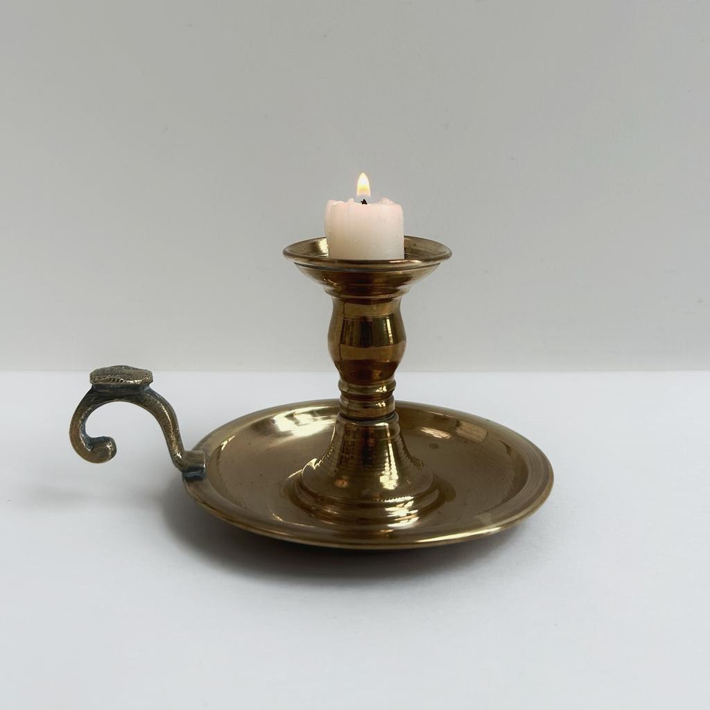 Подсвечник из латуни, Франция