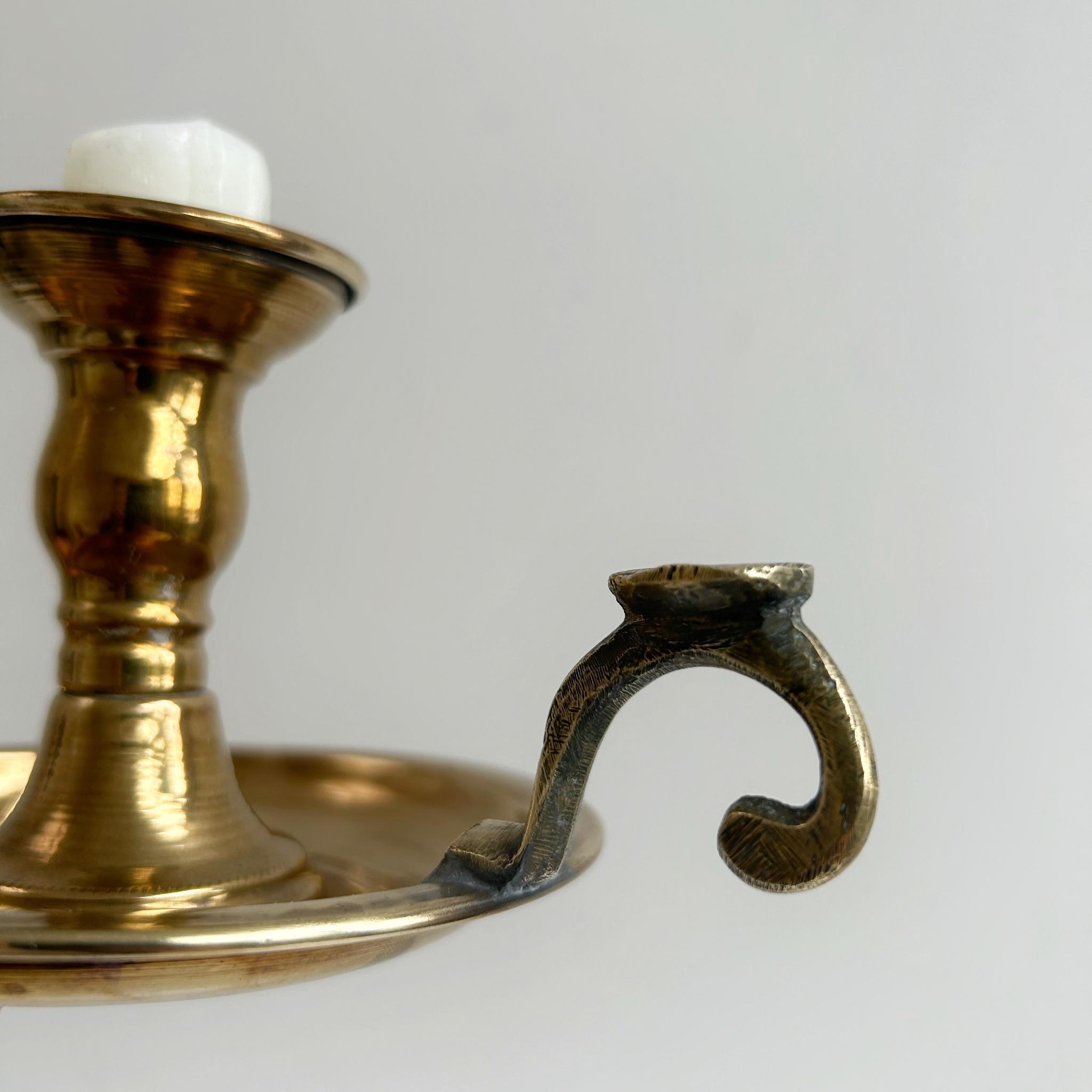 Подсвечник из латуни, Франция