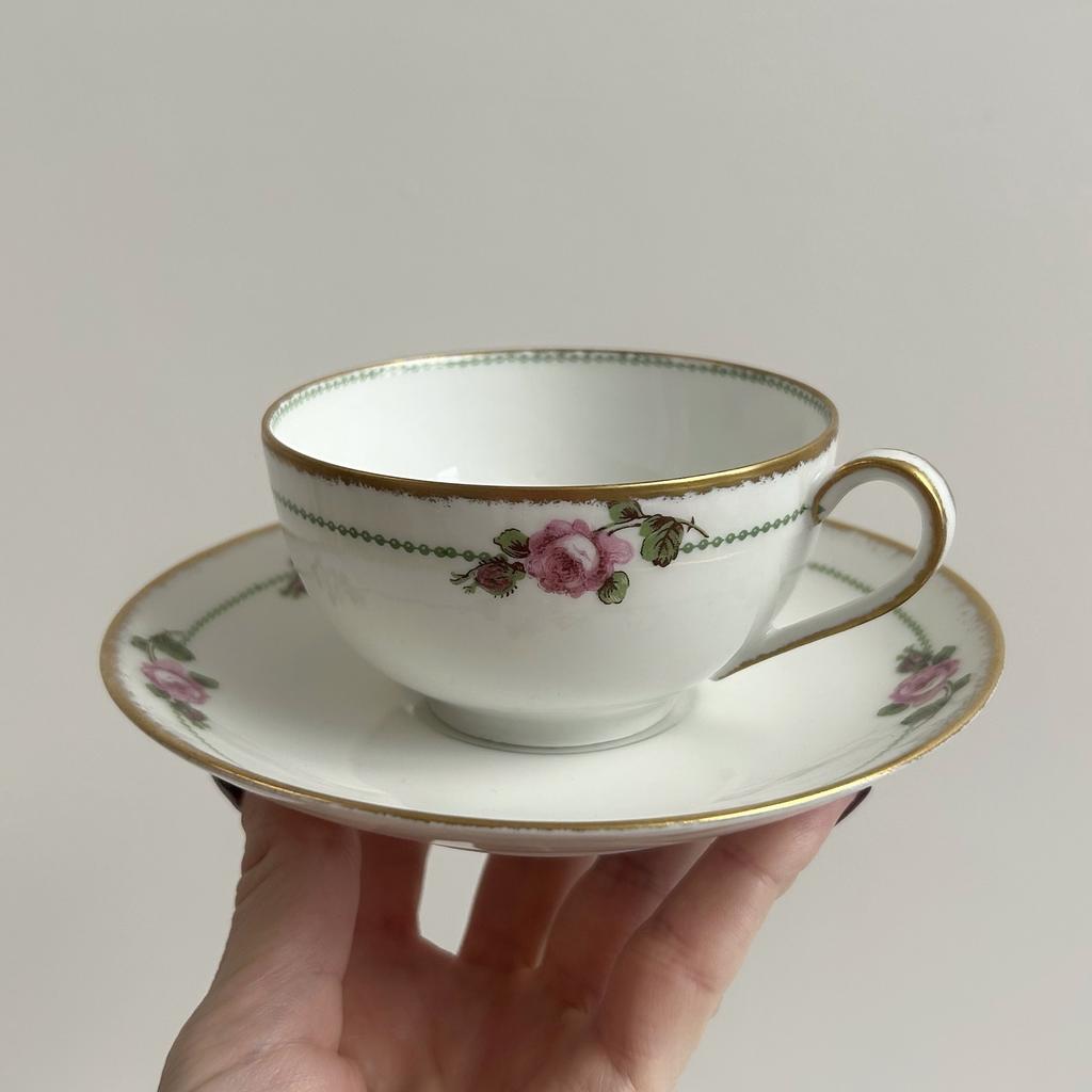 Чайная пара Theodore Haviland, Франция