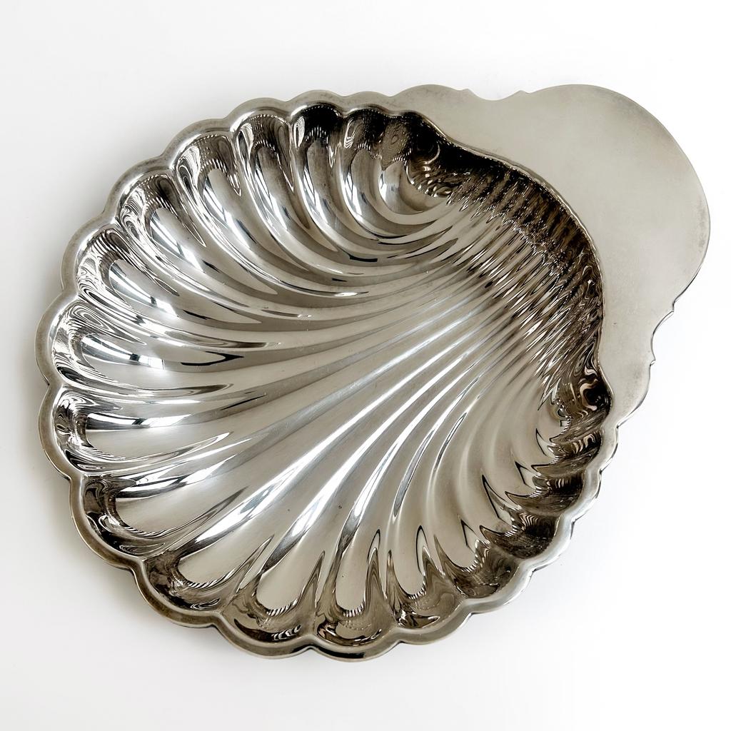Большое блюдо «Ракушка» XL, серебрение