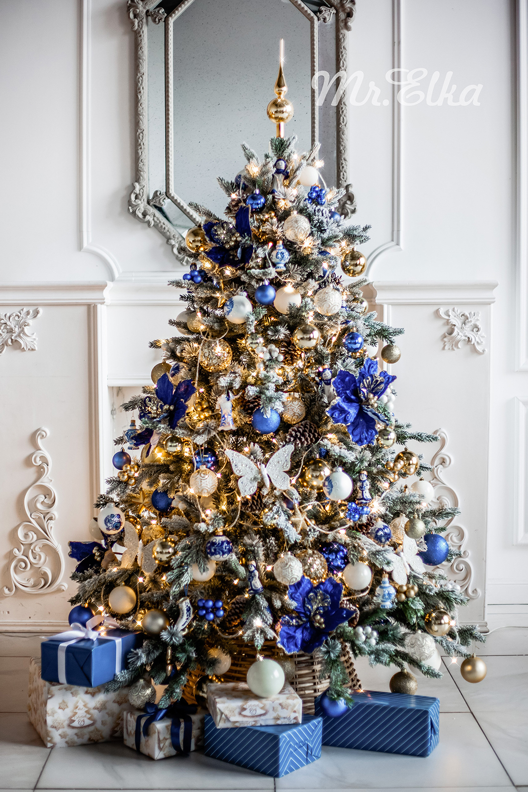 Ёлка "Гжель"