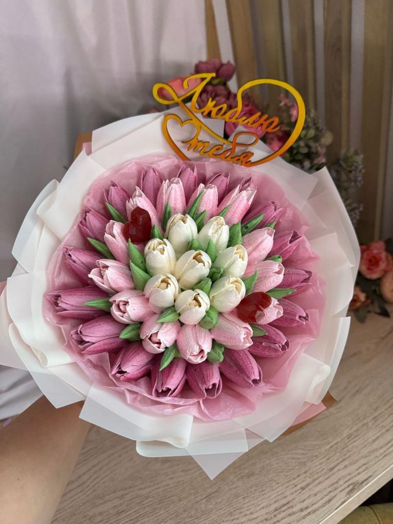 Букет из 35 тюльпанов для Любимой