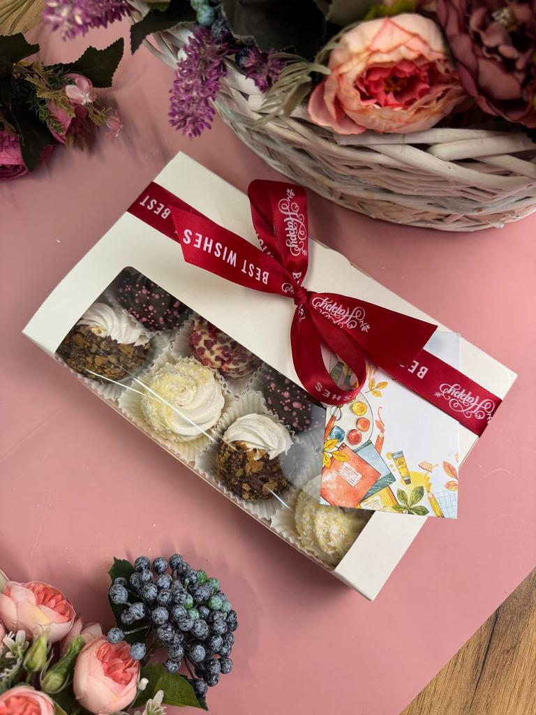 Супер набор из 12 завитков в шоколаде