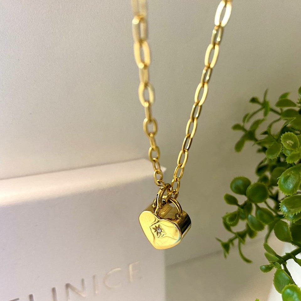 Подвеска ELINICE сердечко с кристалликом