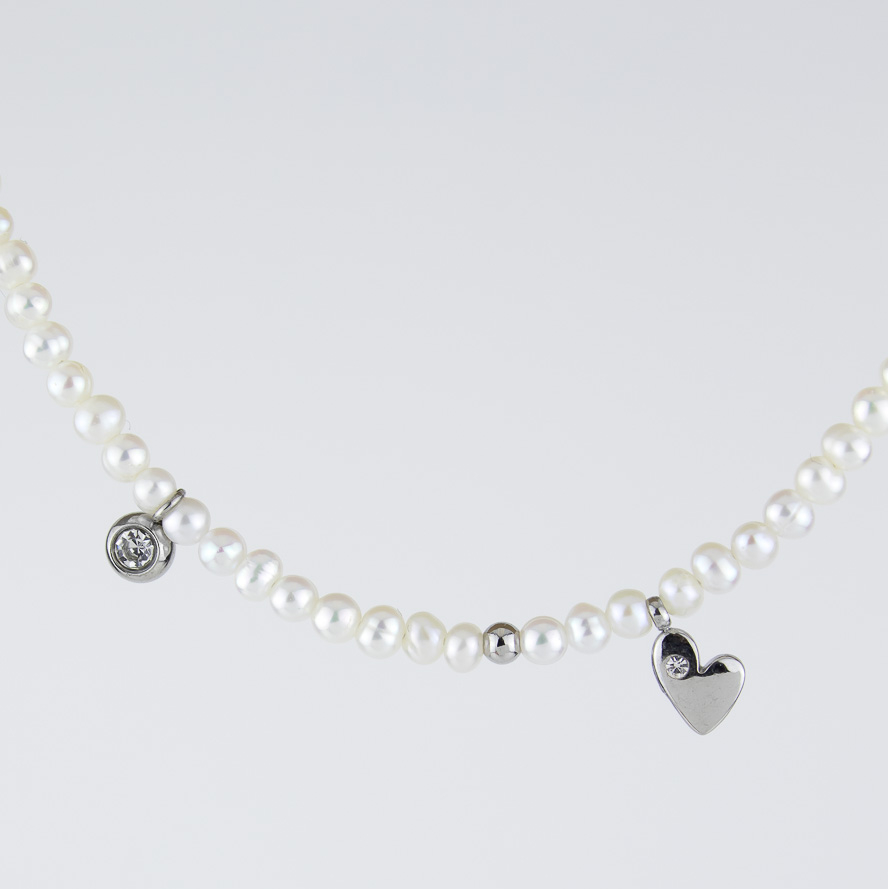 Чокер ELINICE из натурального жемчуга с разными элементами