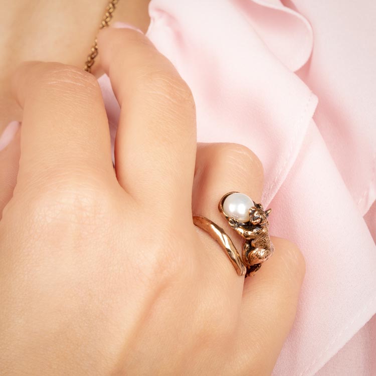 Кольцо с жемчугом ALCOZER & J F020A