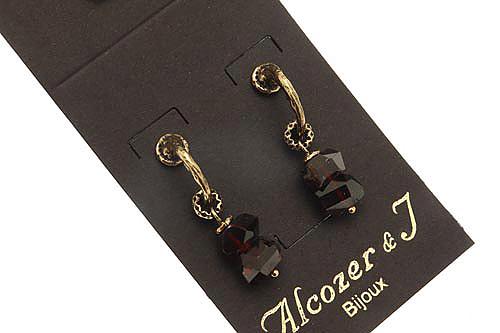 Серьги с гранатом ALCOZER & J O28BX24