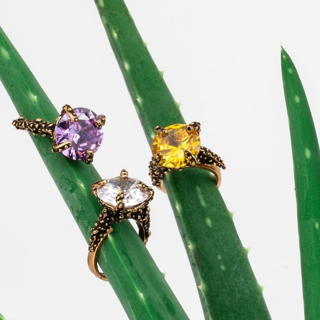 Кольцо с цирконом ALCOZER & J LOVE38W