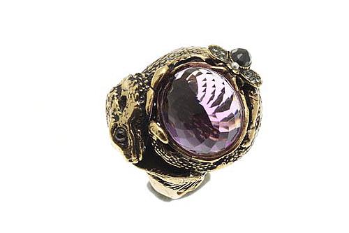 Кольцо c аметистом, сапфиром, гранатом и Swarovski ALCOZER & J A128KJ23