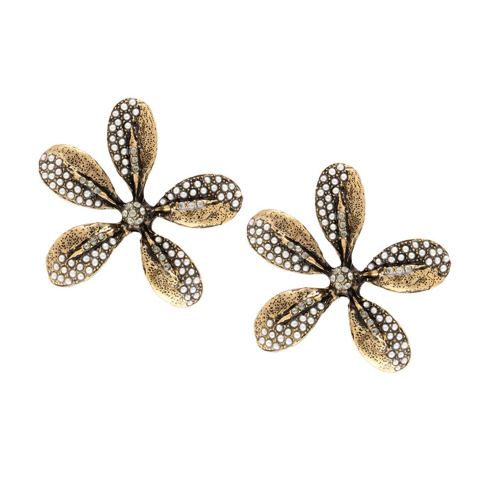 Серьги с жемчугом и Swarovski  ALCOZER & J OP5577C