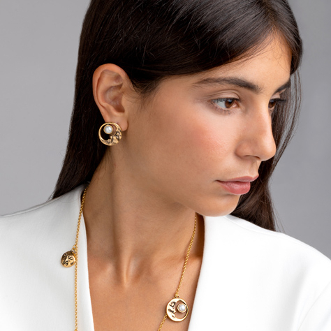 Серьги с жемчугом ALCOZER & J OP5479C