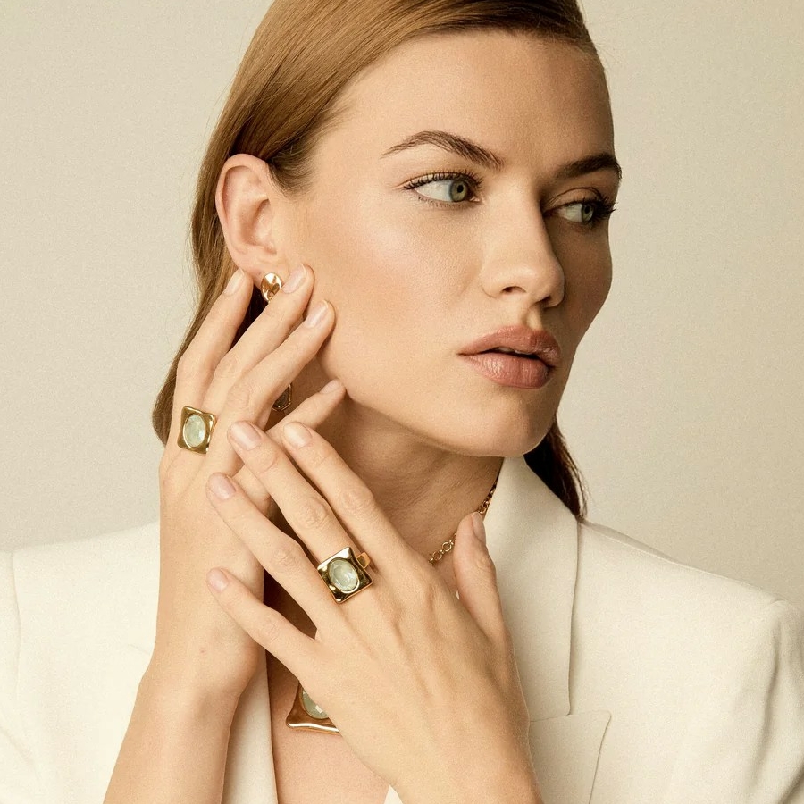 Кольцо VIDDA Cibeles Gold Black 0196929M