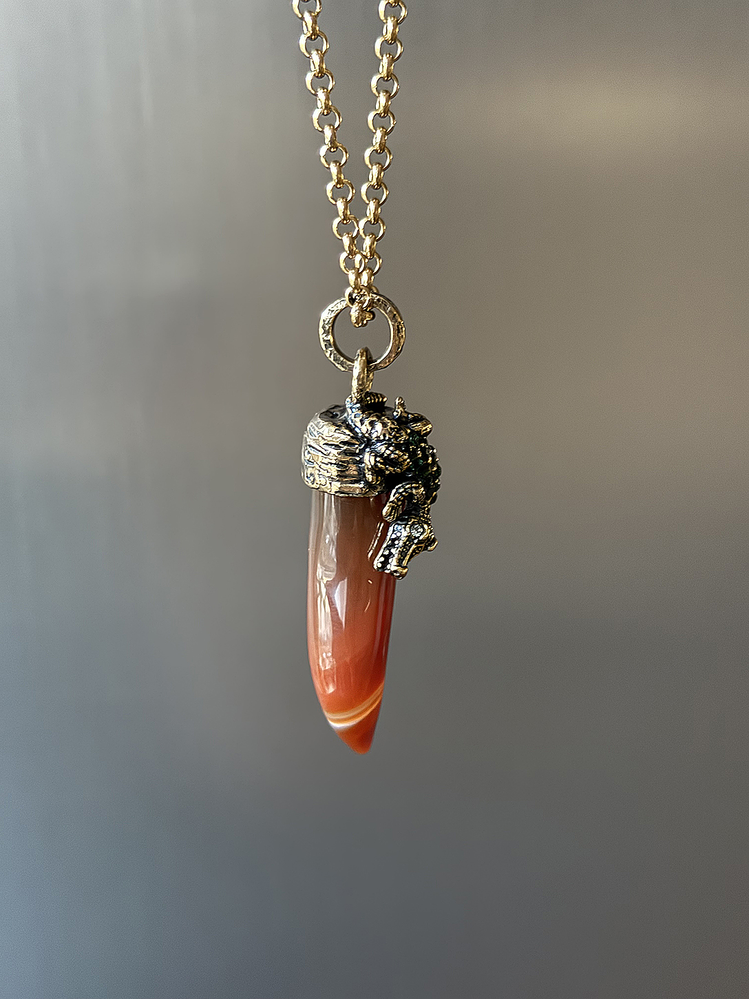 Колье c сердоликом и Swarovski ALCOZER & J C78OC24