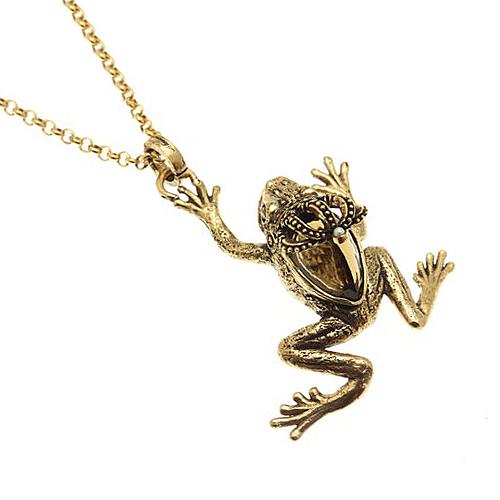 Колье с медовым кварцем, жемчугом и Swarovski ALCOZER & J C118HI24