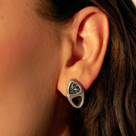 Серьги CICLON 251603-10 Графит